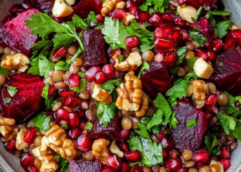 Rote-Bete-Linsen-Salat – Der perfekte gesunde Power-Salat für jeden Tag!