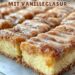 Zimtschneckenkuchen mit Vanilleglasur – Süßer Genuss ohne Hefe!