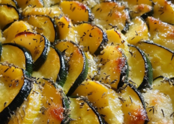 Zucchini-Erdäpfel-Auflauf