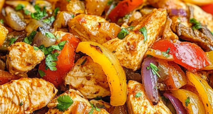 Hähnchen Paprika Pfanne – Schnell & Aromatisch!