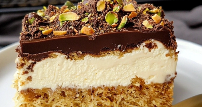 Dubai Schoko Schnitten – Luxuriöse Schokolade trifft auf cremige Eleganz!