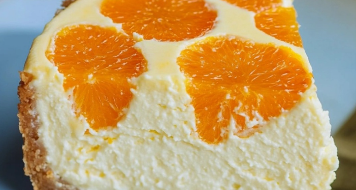 Cremiger Quark Käsekuchen mit Mandarinen