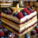Winterlicher Blitzkuchen mit Beeren und Schmand