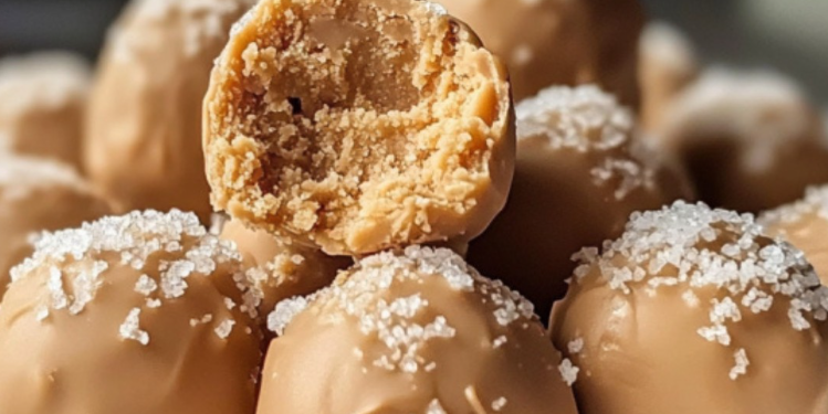 3-Zutaten Erdnussbutter-Kugeln mit Frischkäse – Unglaublich lecker!