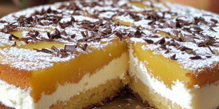 Schwedische Apfeltorte mit Vanillepudding – Fruchtig & Cremig!