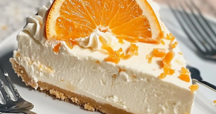 Kühlschrank-Orange-Creamsicle-Käsekuchen
