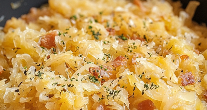 Sauerkraut mit Kassler – Hausfrauenart & Herzhaft!