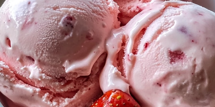 Erdbeer-Sensation Eiscreme – Ein Erfrischendes Sommervergnügen!