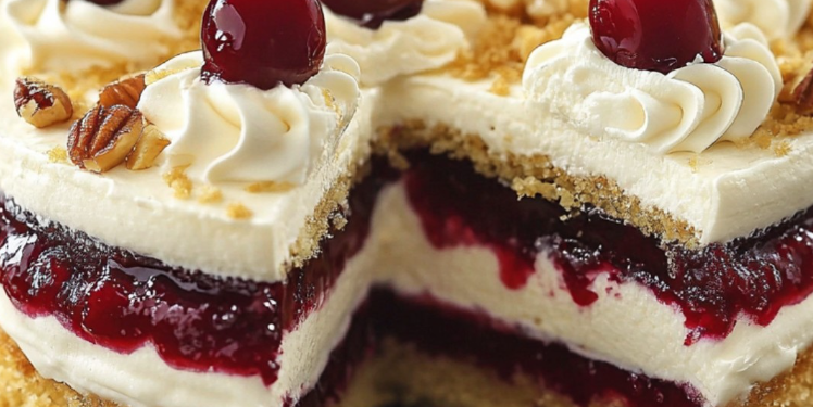 Spekulatius-Kirsch-Sahnetorte