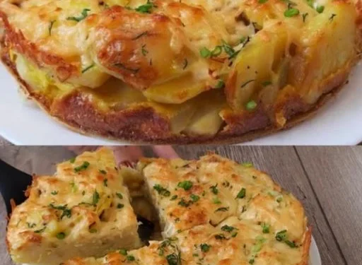 Kartoffeln und Eier. Unglaublich! ein köstliches Abendessen
