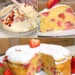 Soft und voller kuchen mit Erdbeeren