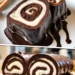 Schokoladen-Rouladenkuchen (Banh Cuon Chocolate)