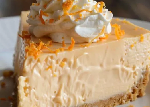 No-Bake-Orangen-Käse-Pudding