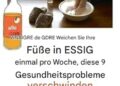 Weichen Sie Ihre Füße einmal pro Woche in Essig ein, diese 9 Gesundheitsprobleme verschwinden